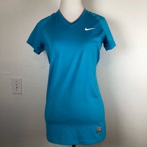 Nike Pro blue athletic T-shirt small